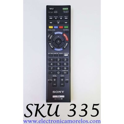 CONTROL REMOTO PARA TV SONY ((ORIGINAL)) / RM-YD103 / P12035-3 / S1502407 / MODELOS KDL-32W700B / KDL-40W590B / KDL-40W600B / KDL-42W700B / KDL-48W580B / KDL-48W590B / KDL-48W600B / KDL-50W700B / MAS MODELOS EN DESCRIPCION